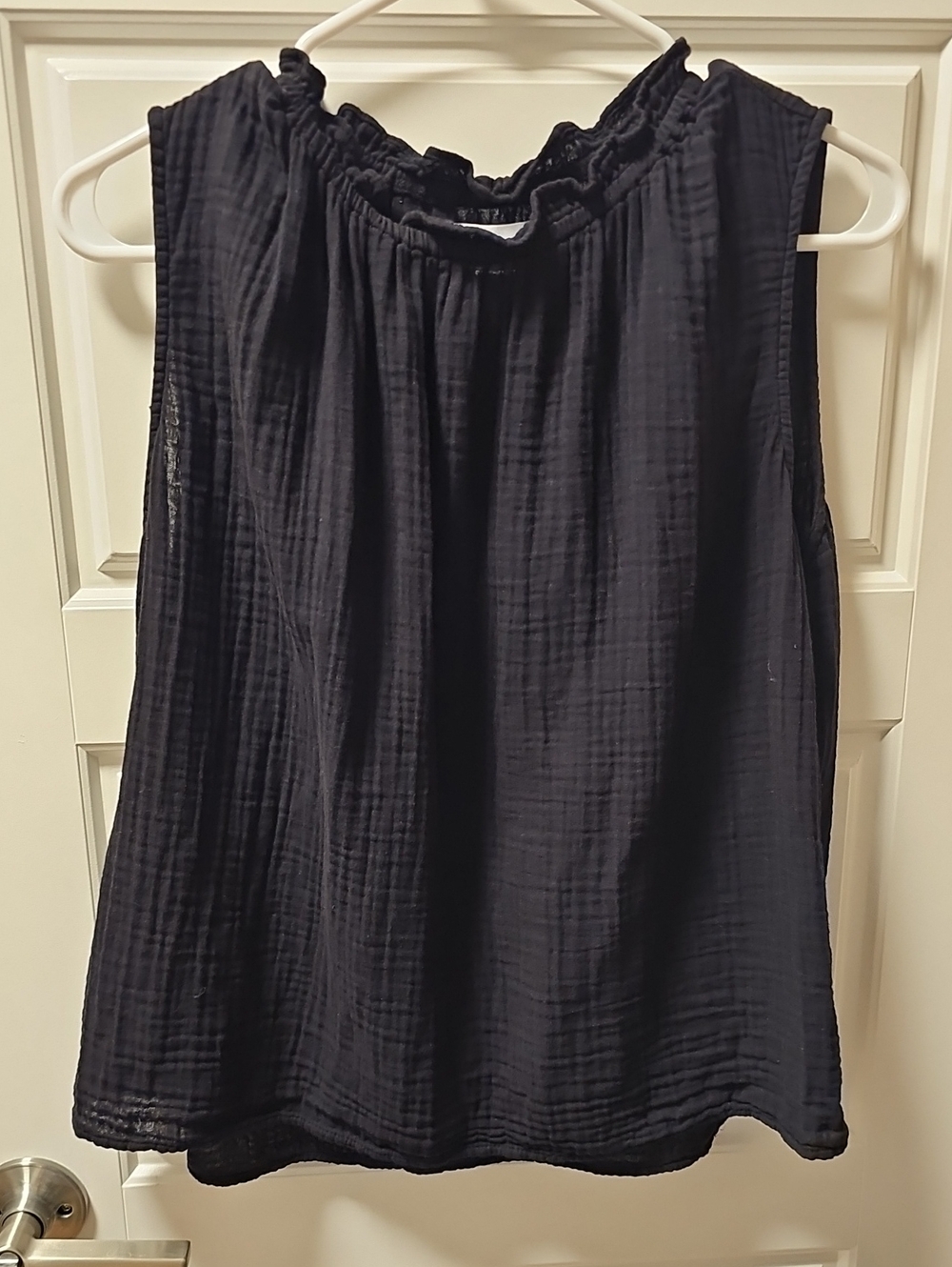 Velvet by Graham & Spencer Cotton Gauze Top Fits Small to Medium